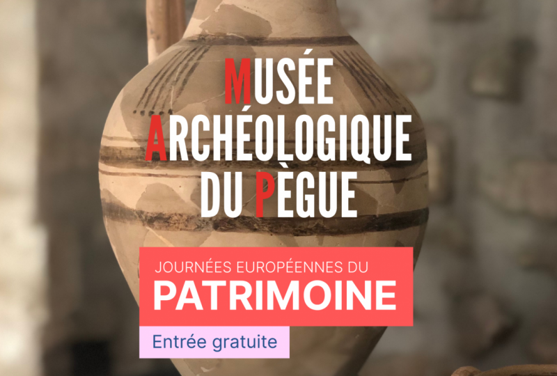 Le Pègue – Visite guidée du Musée Archéologique  Journée européenne du patrimoine à Le Pègue - 0