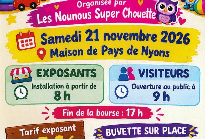 Bourse aux jouets à Nyons - 0