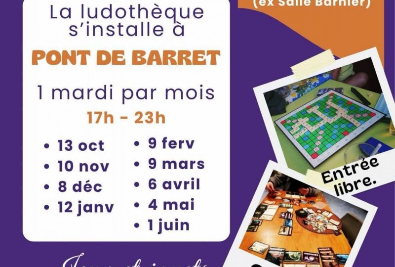 Mardi jeux à Pont-de-Barret - 0