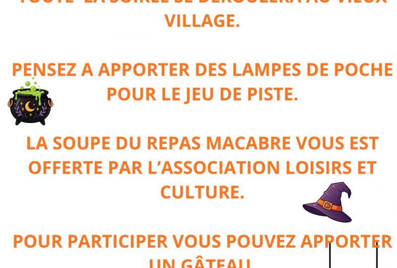 Soirée Halloween à Le Poët-Laval - 1