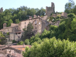 Viale du village de Bourdeaux - Drôme