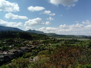 Pont de Barret -Vue toit Village_ Montagne Saint Euphémie
