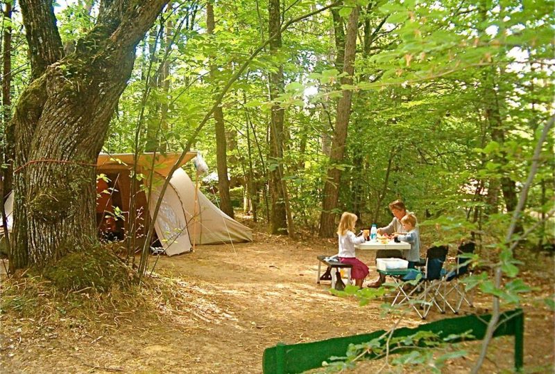 Camping L’Ermitage du Grand Bois à Le Poët-Célard - 4
