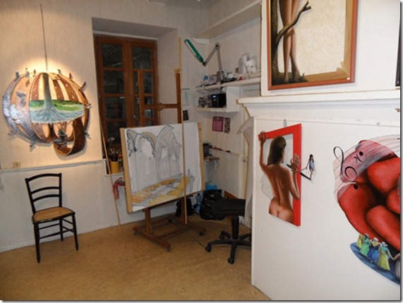 Atelier-Exposition de peinture Daniel Joux à Dieulefit - 3