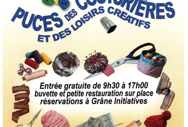 Puces des couturières et loisirs créatifs à Grane - 0