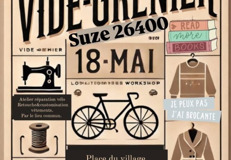 Vide grenier à Suze - 0