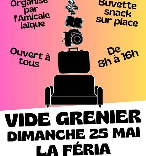 Vide grenier de La Féria à Saint-Marcel-lès-Sauzet - 0