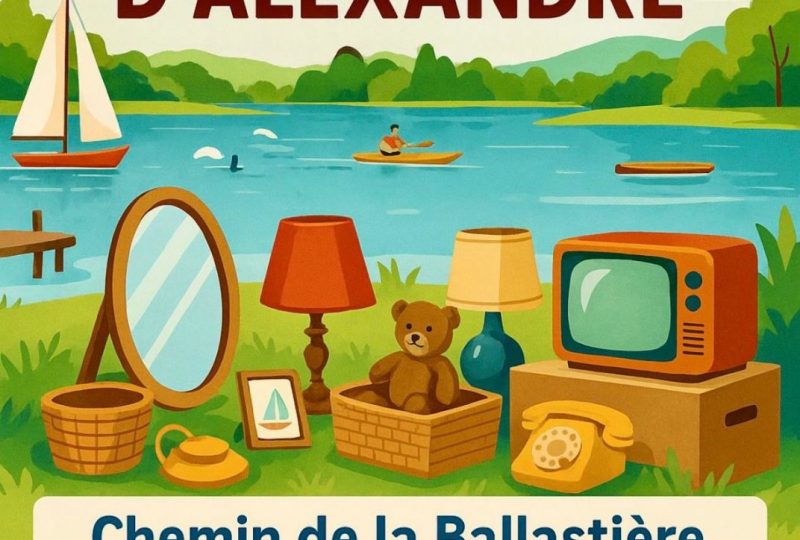 Vide grenier d’Alexandre à la base de loisirs à Montélimar - 0