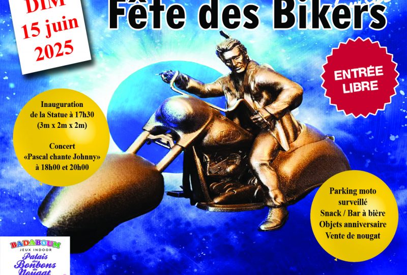 Inauguration de la statue monumentale : Fête des Bikers à Montélimar - 0