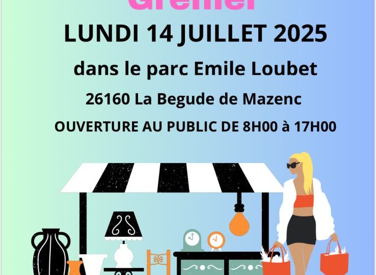 Grand vide grenier à La Bégude-de-Mazenc - 0