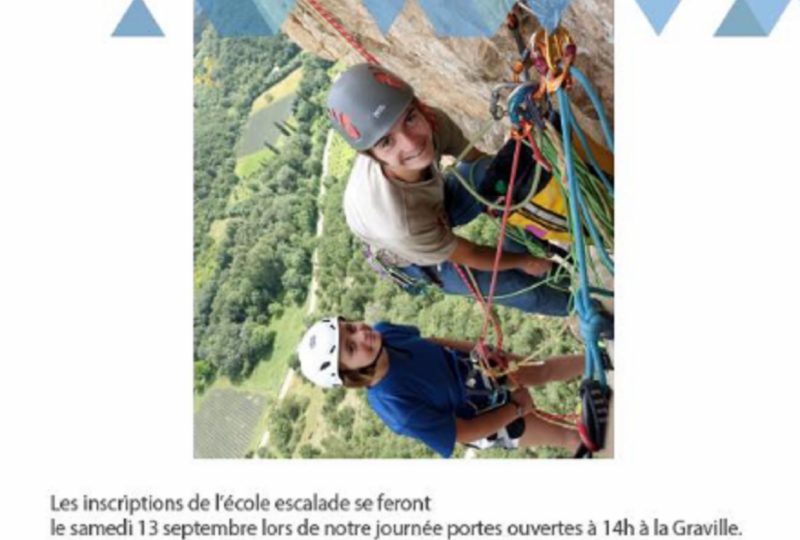 Inscription école d’escalade saison 2025/2026 à Saou à Saoû - 0