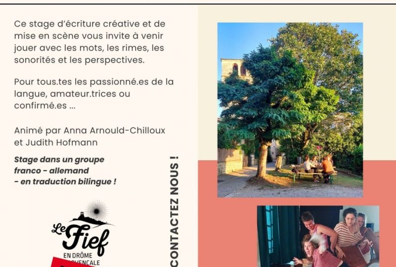 Ecrire c’est facile . Stage d’écriture à La Bégude-de-Mazenc - 0