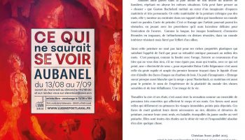 Exposition : ce qui ne saurait voir – Aubanel_Le Poët-Laval