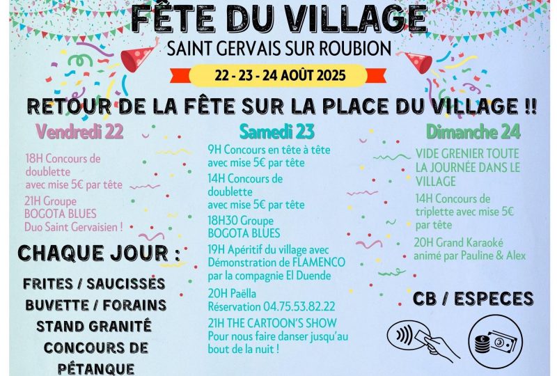 Fête votive de Saint Gervais sur Roubion à Saint-Gervais-sur-Roubion - 0