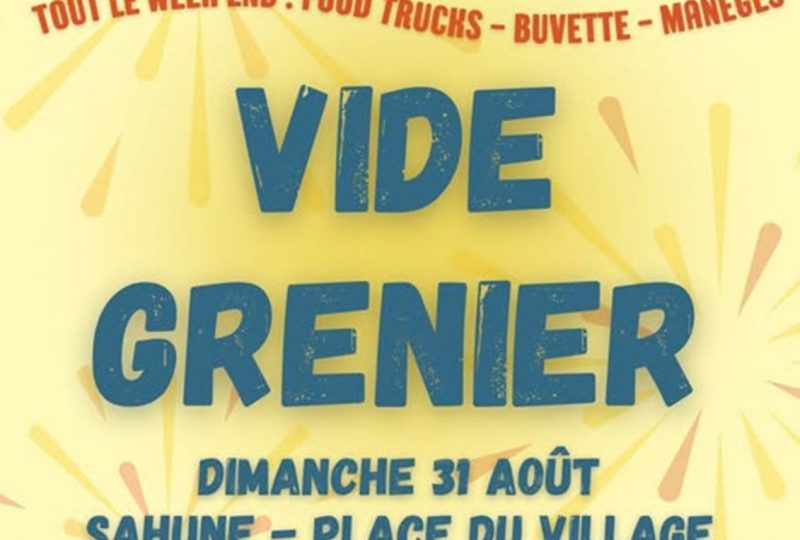 Vide grenier à Sahune - 0