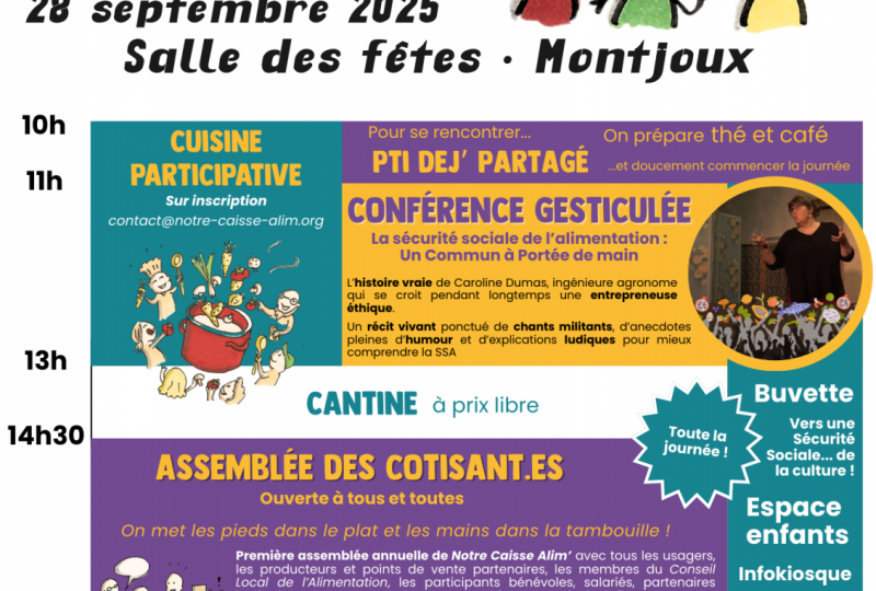Fête de la Sécurité Sociale de l’Alimentation (SSA) à Montjoux - 0
