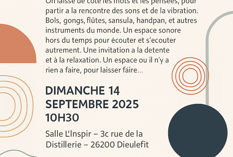 Voyage Sonore ( Concert Méditatif) à Dieulefit - 0