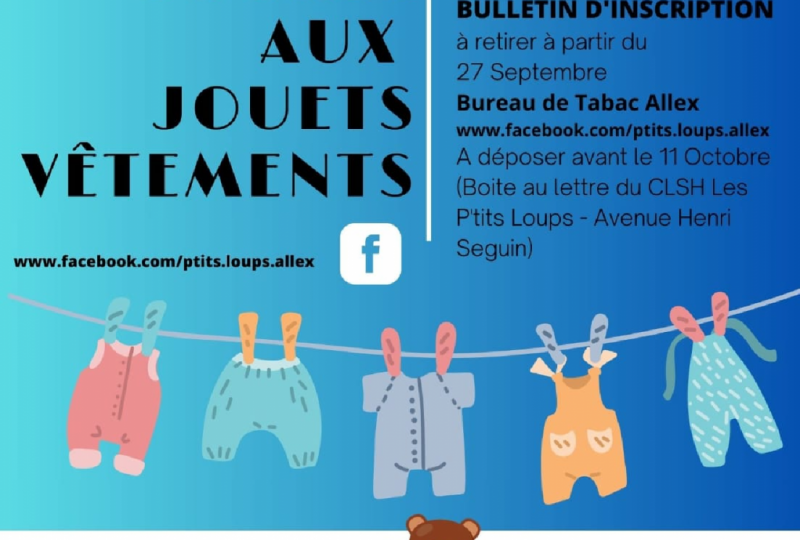 Bourse aux jouets et vêtements à Allex - 0