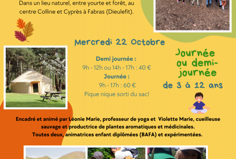 Yoga Nature et atelier végétal Enfants à Dieulefit - 0