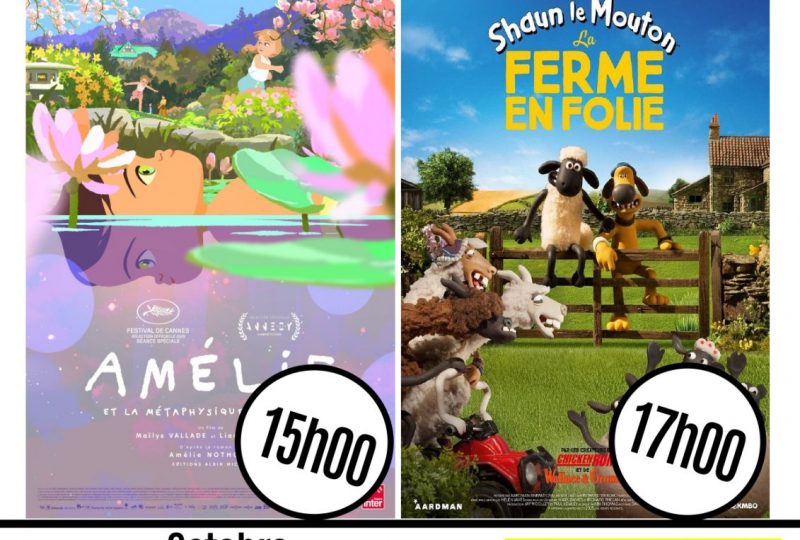 Ciné-goûter «  Shaun le mouton : La ferme en folie » à Bourdeaux - 0
