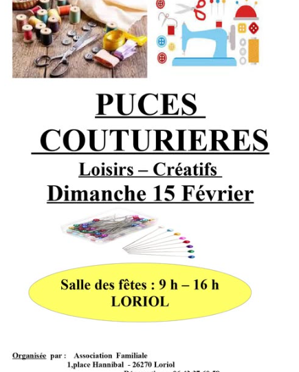 Puces des couturières – Loisirs Créatifs à Loriol-sur-Drôme - 0