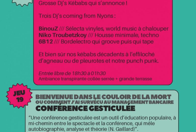 Conférence gesticulée à Bourdeaux - 0