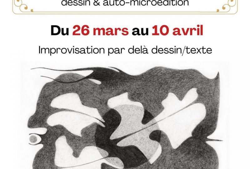 Exposition Improvisation par-delà dessin/texte à Dieulefit - 0