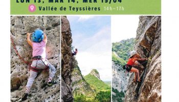 Stages de printemps – Escalade_Teyssières