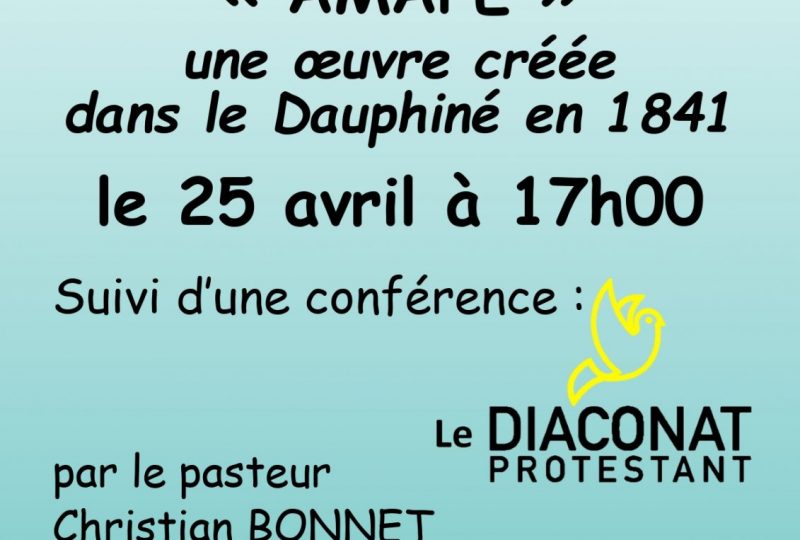 Vernissage de l&rsquo;exposition AMAPE suivie d&rsquo;une conférence à Dieulefit - 0