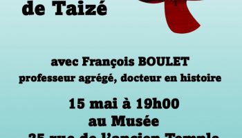 Conférence « Histoire de Taizé »_Le Poët-Laval