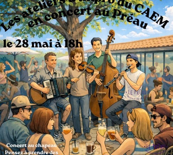 Concert : Les ateliers d’impro du CAEM à Roche-Saint-Secret-Béconne - 0