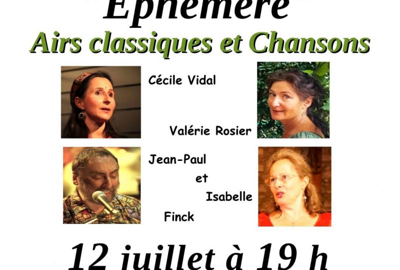 Concert : Le quatuor éphémere à Le Poët-Laval - 0