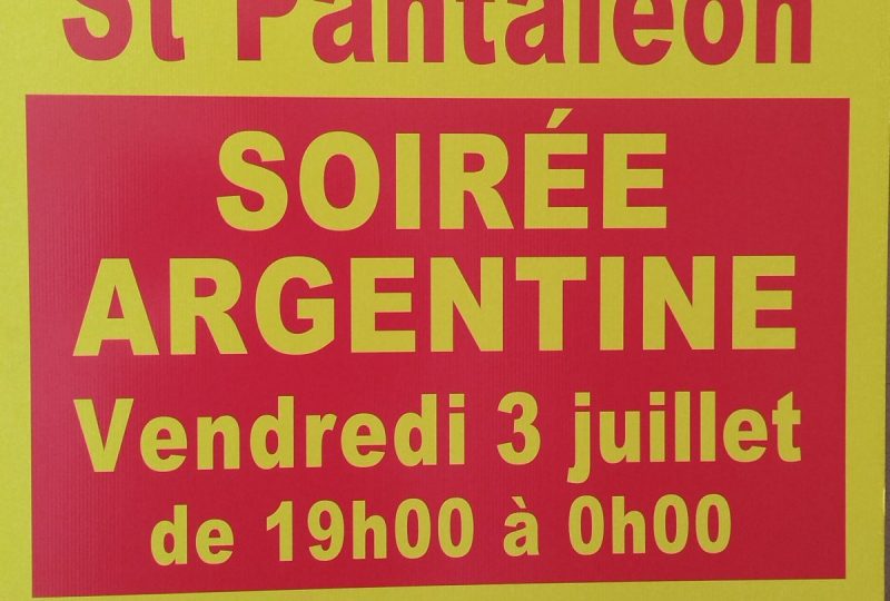 Soirée Argentine à Saint-Pantaléon-les-Vignes - 0