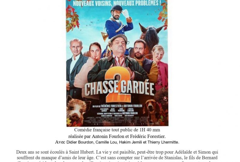 Cinéma plein air : Chasse gardée 2 à Le Poët-Laval - 0