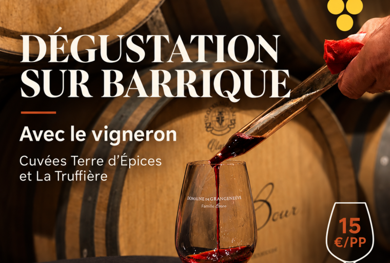 Domaine de Grangeneuve – Dégustation sur Barrique à Roussas - 0
