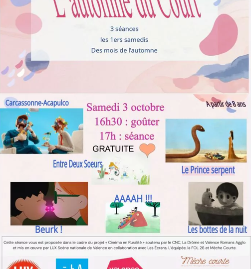 L’Automne du Court 1/3: Enfants dés 8 ans à Dieulefit - 0