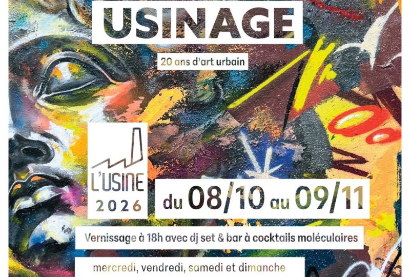 Exposition : Allias Usinage 20 ans d&rsquo;art urbain à Le Poët-Laval - 0