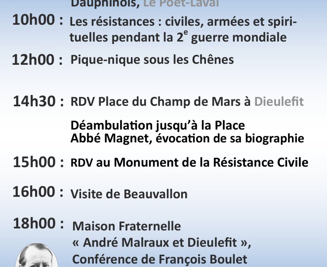 Voix d&rsquo;exils « Malraux et Dieulefit » à Dieulefit - 0