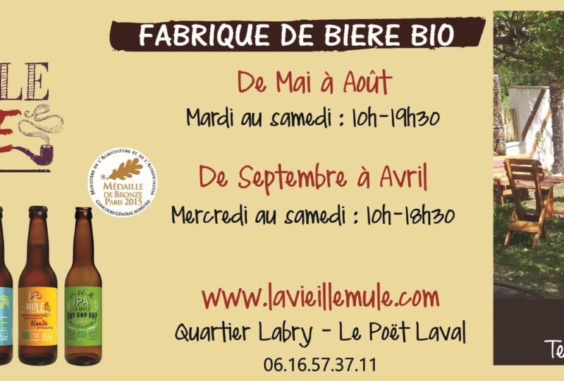 Brasserie la Vieille Mule à Le Poët-Laval - 0