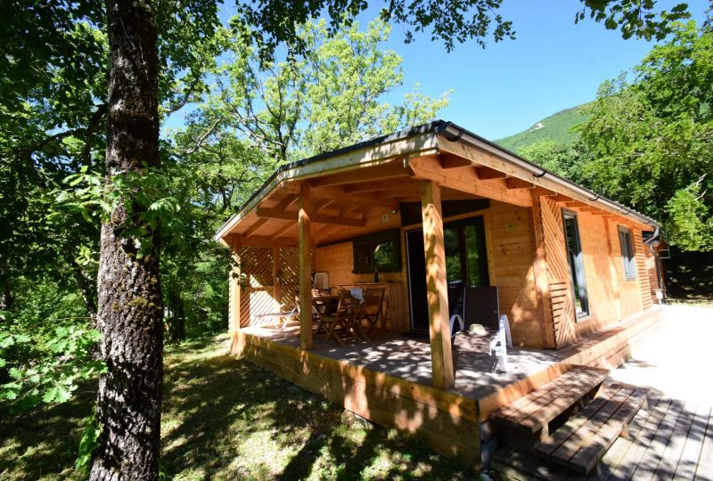Camping La Source du Jabron clicochic à Comps - 13